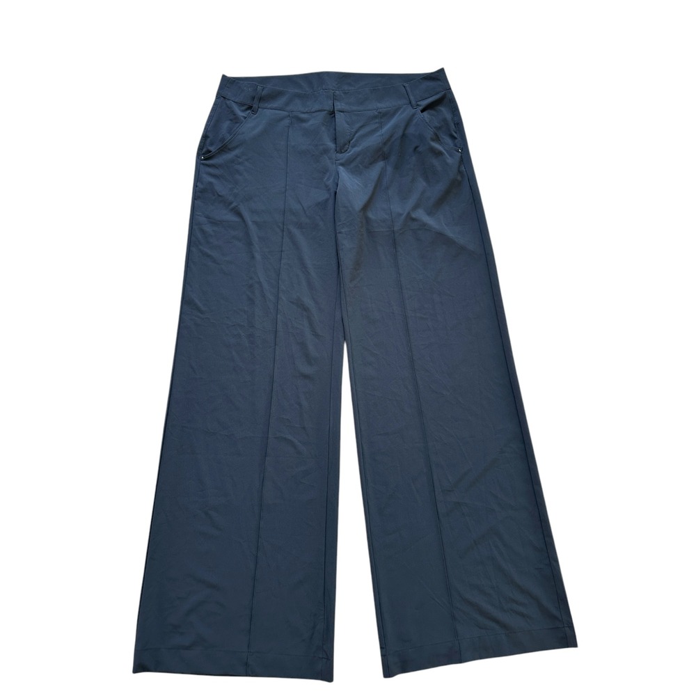 Lole‎ wide leg Black lightweight Travel Pant Women size 12
